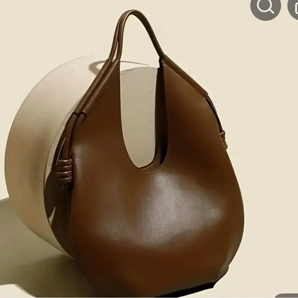Amazon Elegant Brown PU Shoulder Bag